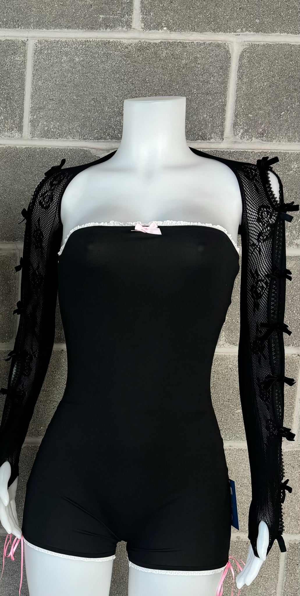 Lace Bow Arm Sleeves