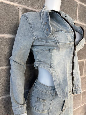 Light Wash Jean Set