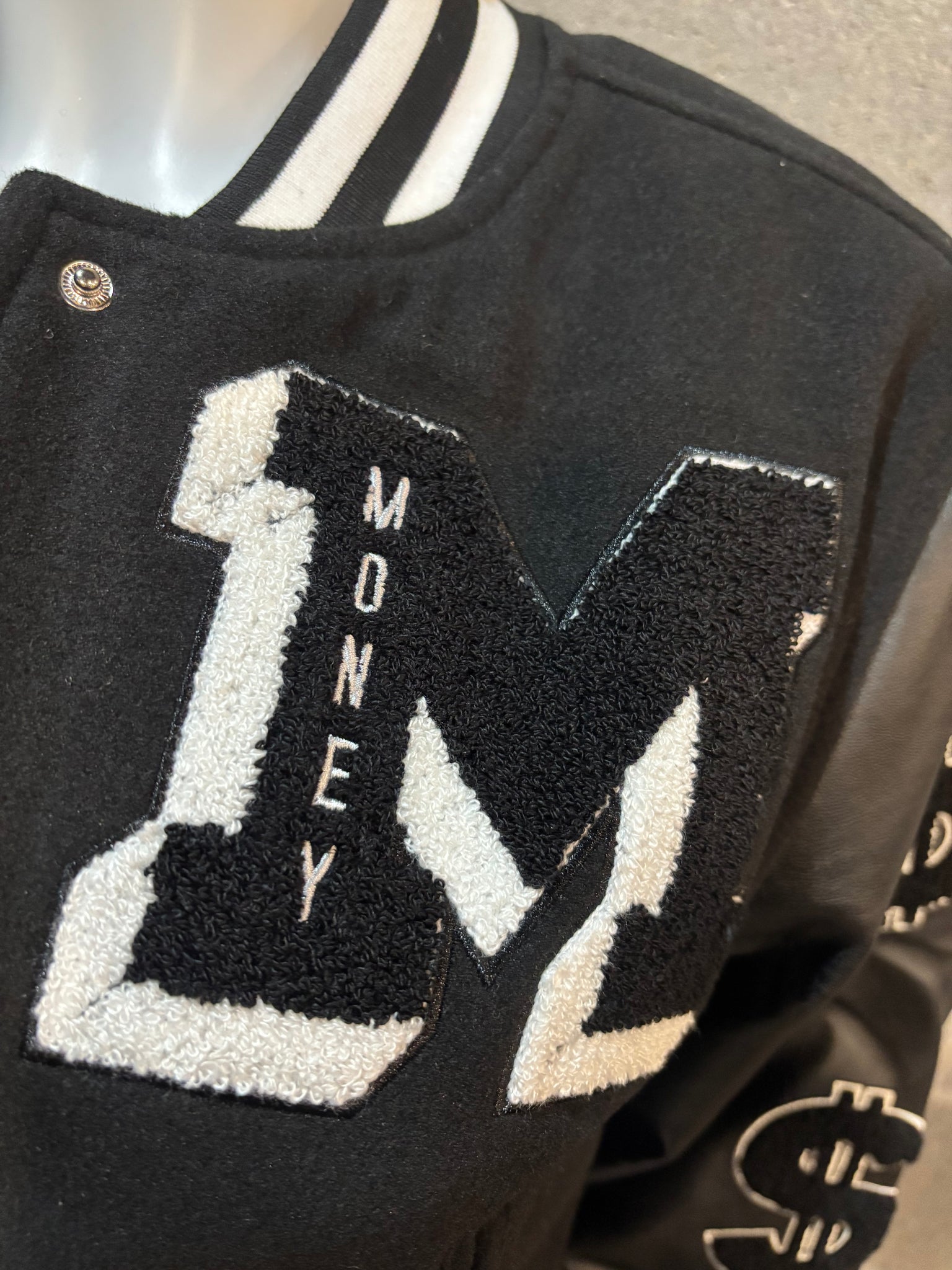 Money Never Sleeps Varsity Jacket