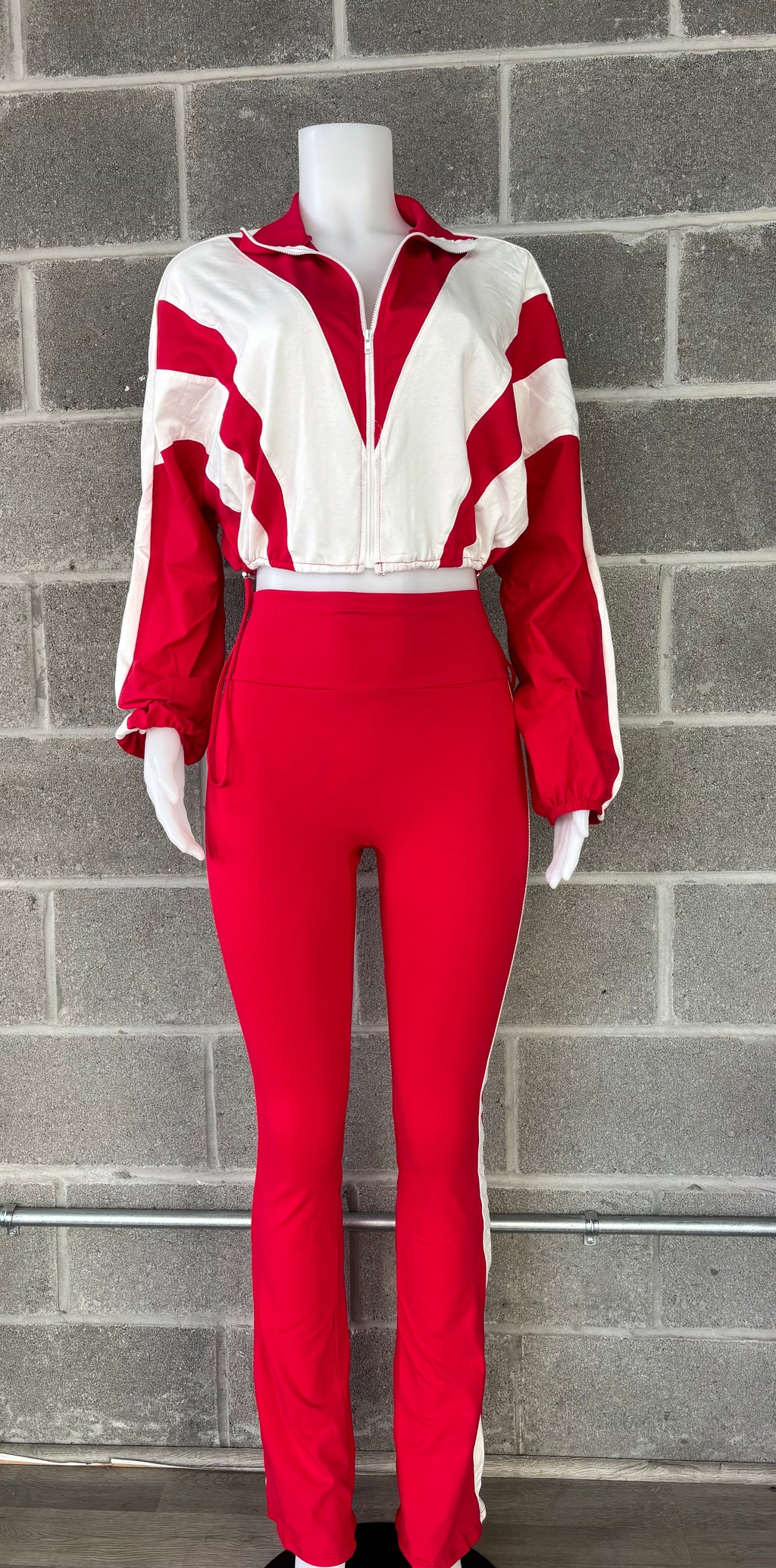 Red/Ivory Two Piece Set