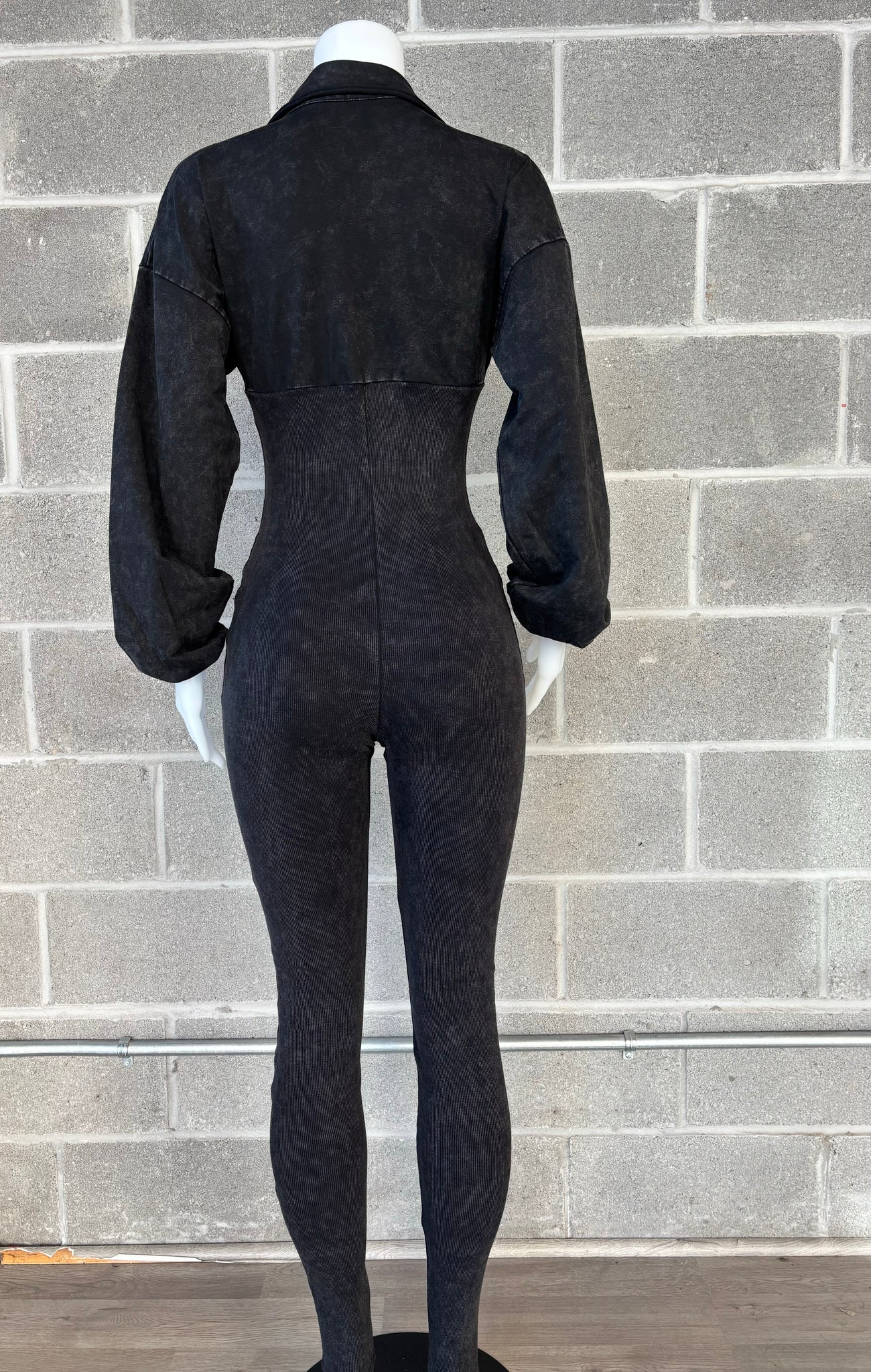 Draped Sleeve Jumpsuit