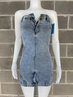 Jean Tube Dress