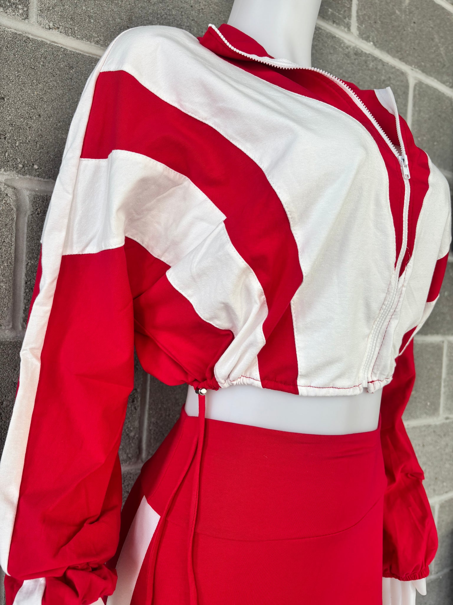 Red/Ivory Two Piece Set