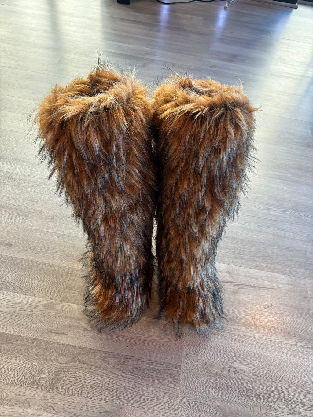 Tall Faux Fur Boots