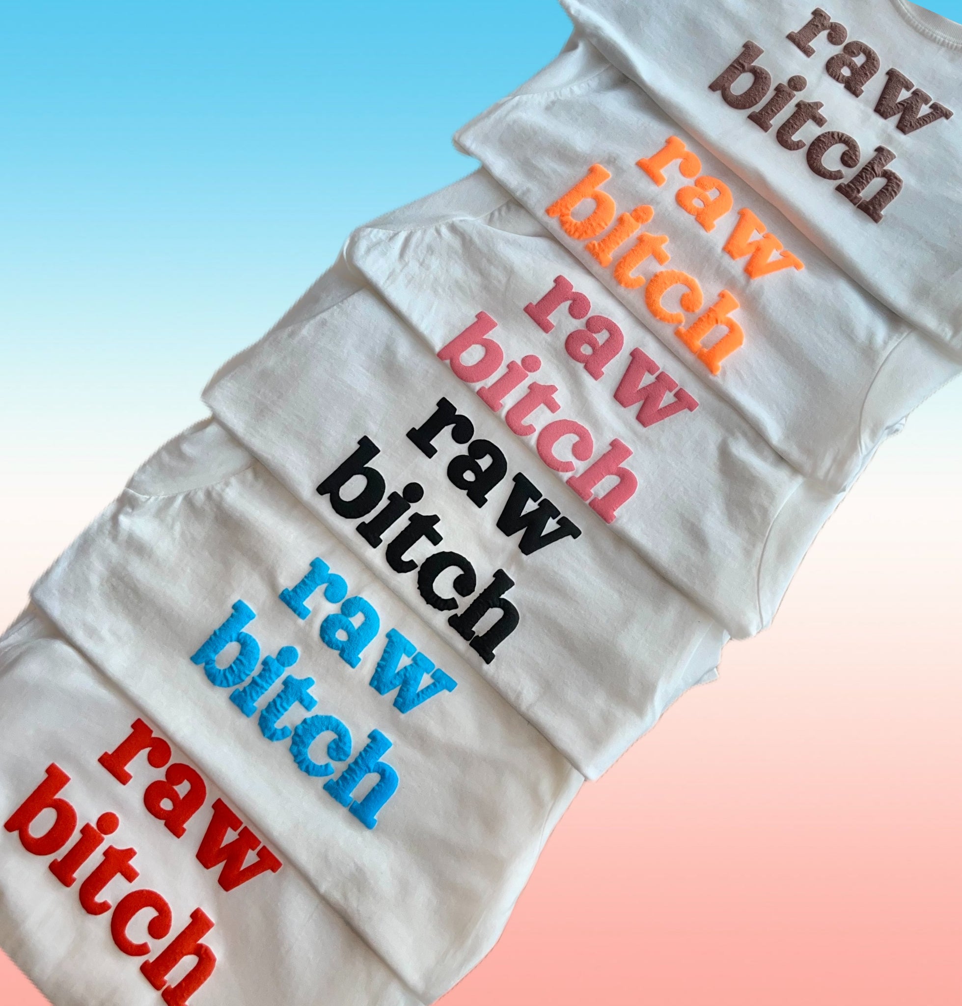 Raw Bitch Cropped T-Shirt
